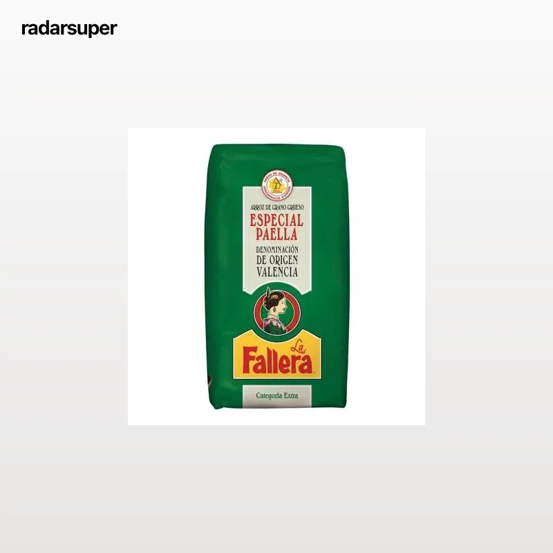 Arroz grueso para paella categoría extra La Fallera 1 kg.