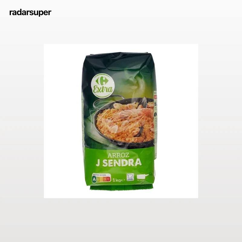 Arroz J Sendra Extra Carrefour 1 kg.