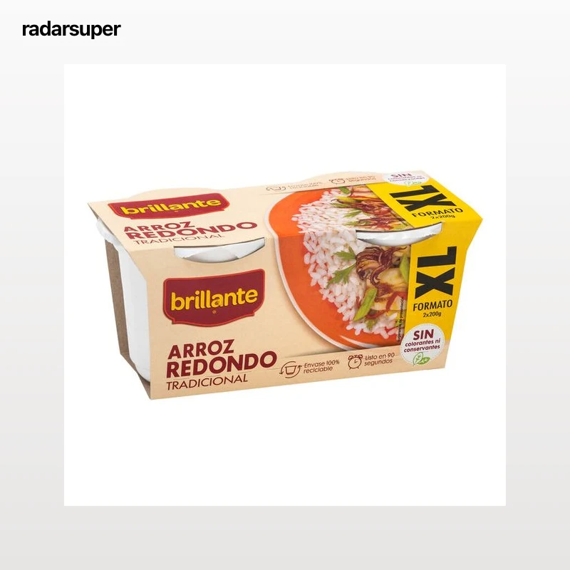 Arroz redondo Brillante pack 2 xl