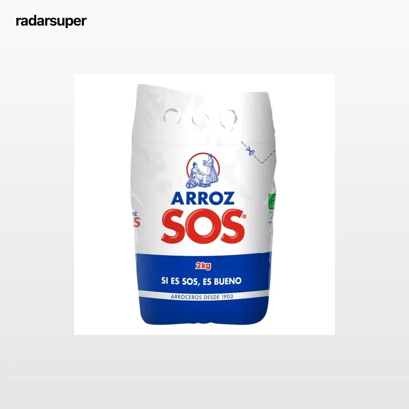 Arroz redondo Sos 2 kg.