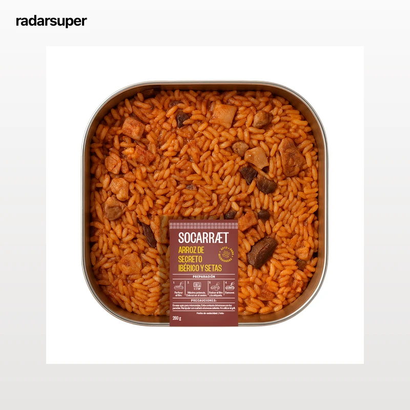 Arroz con secreto ibérico y setas Socarraet 280g