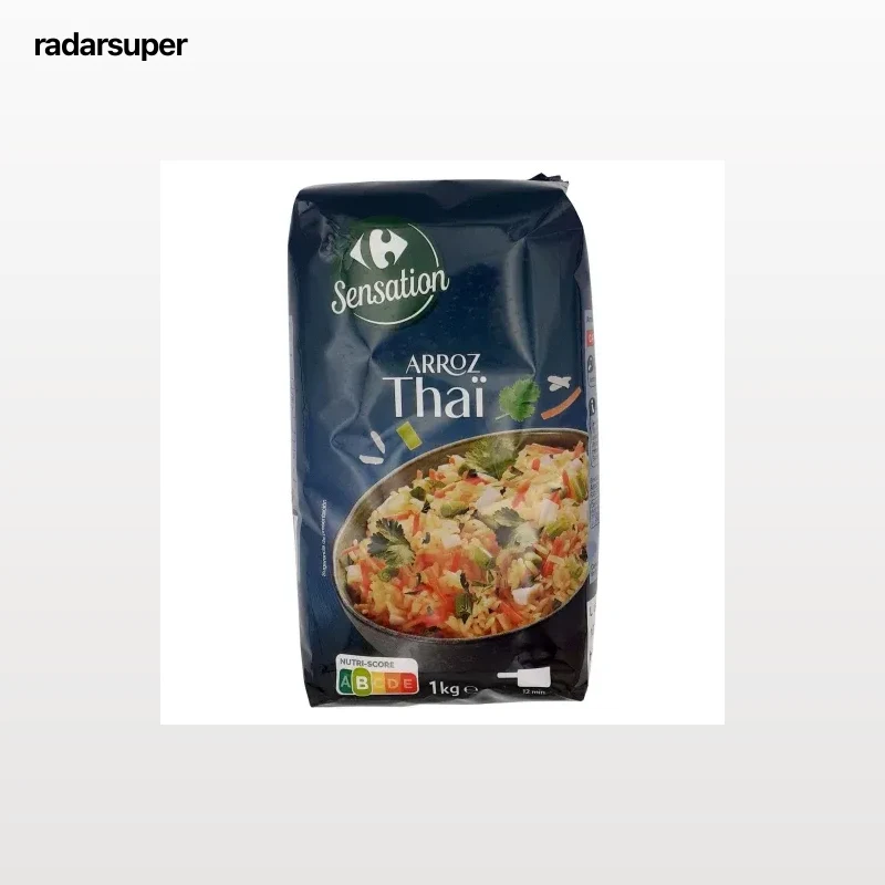 Arroz thai Sensation Carrefour 1 kg.