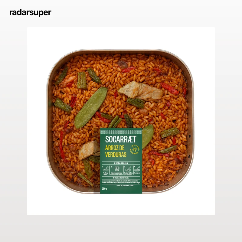 Arroz con verduras Socarraet 280g