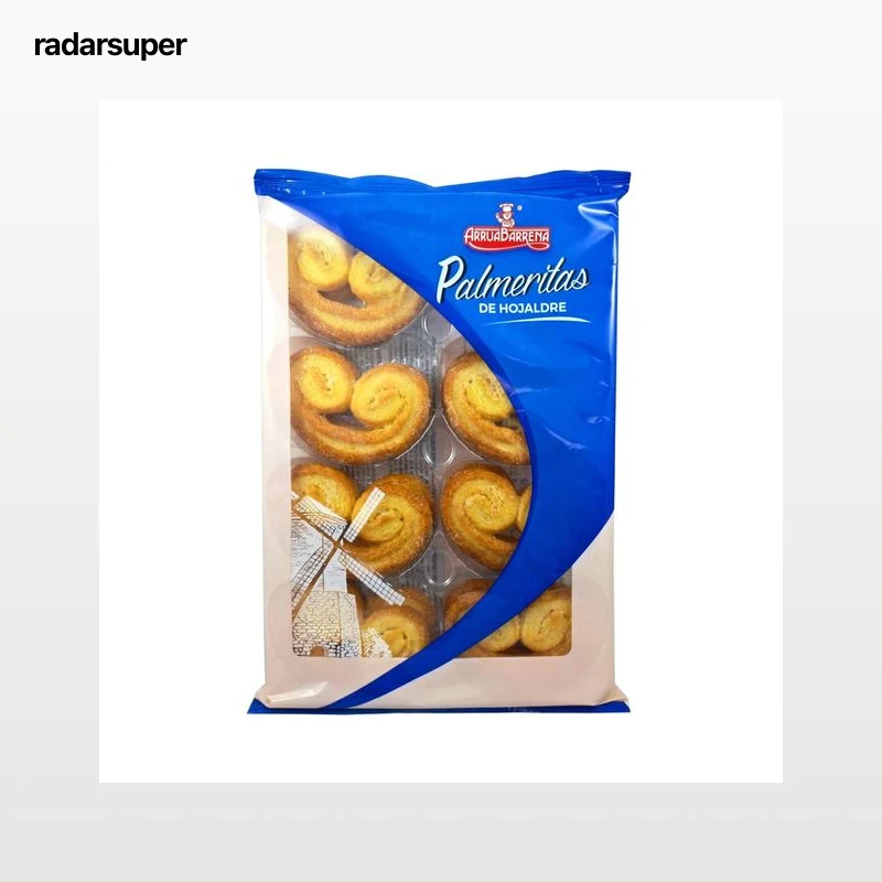 ARRUABARRENA Palmeritas de hojaldre 180 g.