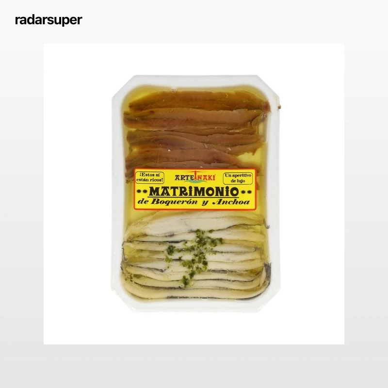 ARTEIÑAKI Matrimonio de anchoas y boquerones Cantábrico 70 g.