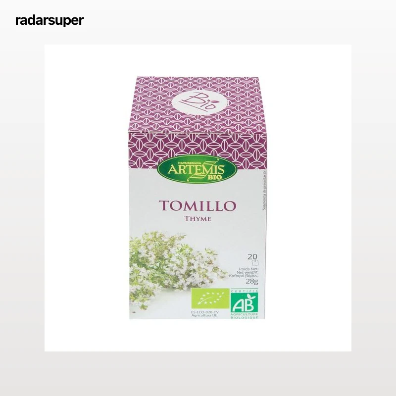 ARTEMIS BIO Infusión tomillo ecológico ARTEM,IS BIO 20 uds. x 28 g.