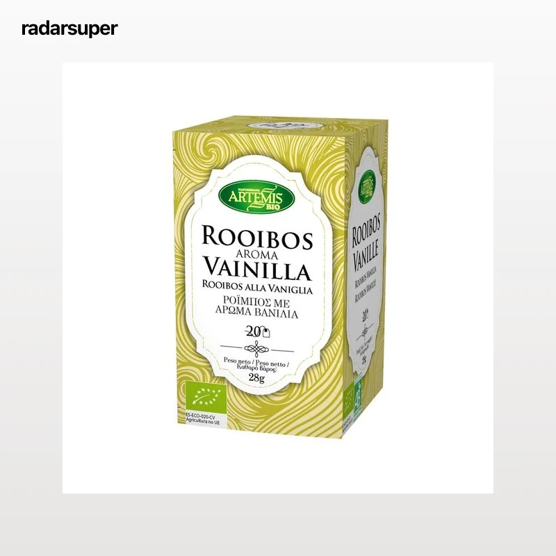 ARTEMIS BIO Rooibos aroma vainilla ecológicos ARTEMIS 20 sobres 28 g.