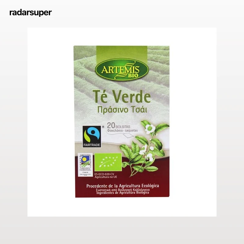 ARTEMIS BIO Te verde ecológico comercio justo ARTEMIS 28 g.