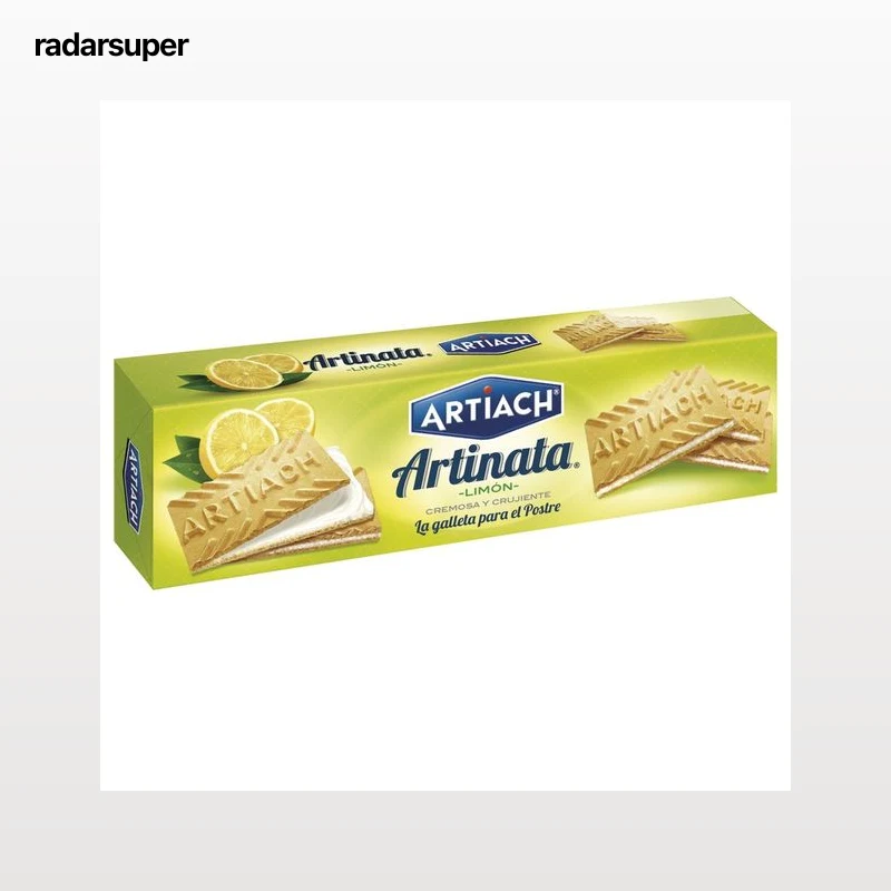 ARTIACH Artinata Galletas de barquillo rellena con limón 210 g.