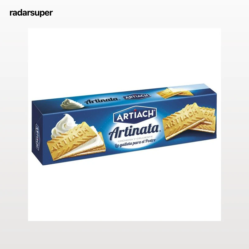 ARTIACH Artinata Galletas de barquillo rellena con nata 210 g.