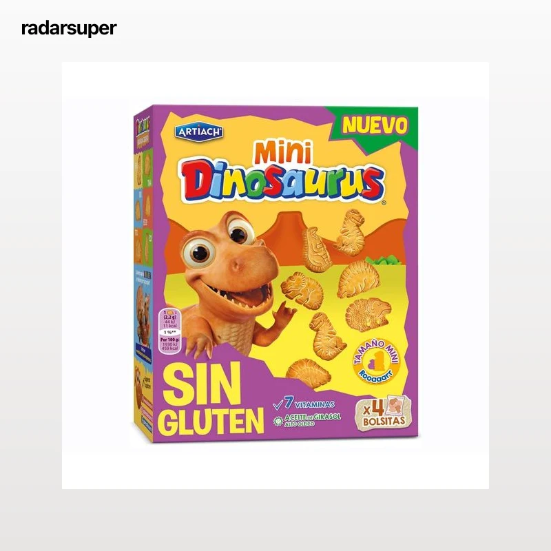 ARTIACH Dinosaurus Galletas mini sin gluten 160 g.