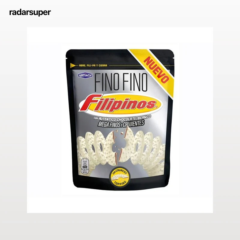 ARTIACH FILIPINOS Galletas fino filipino de chocolate blanco 87 g.