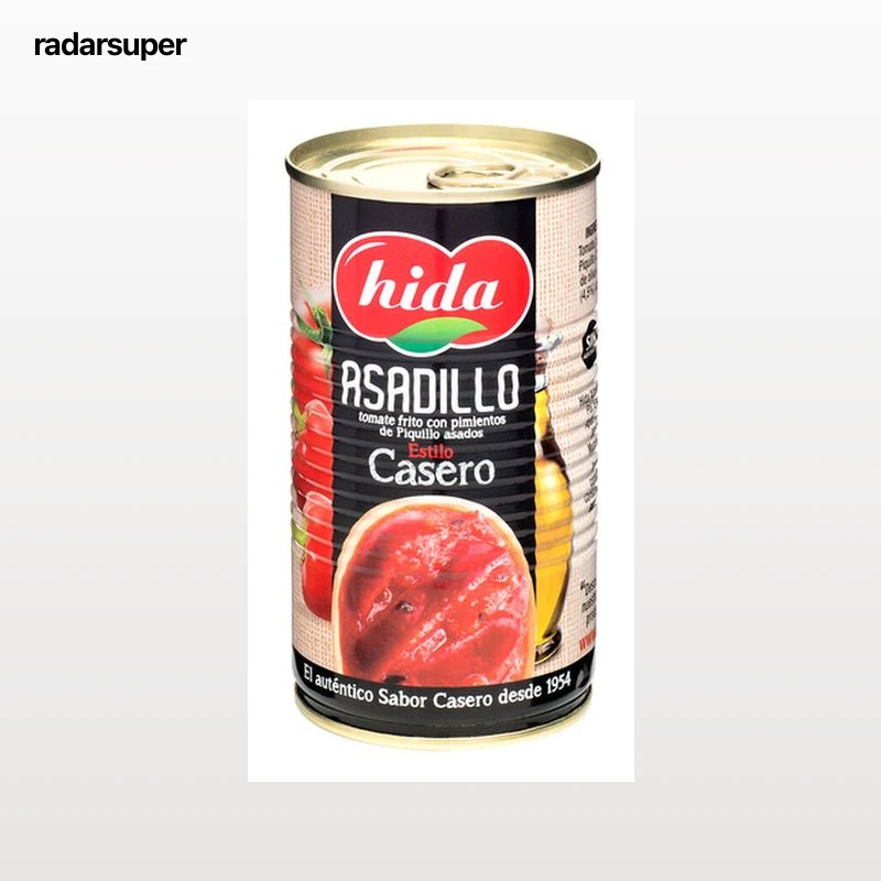 Asadillo tomate frito con pimientos asados Hida 340g