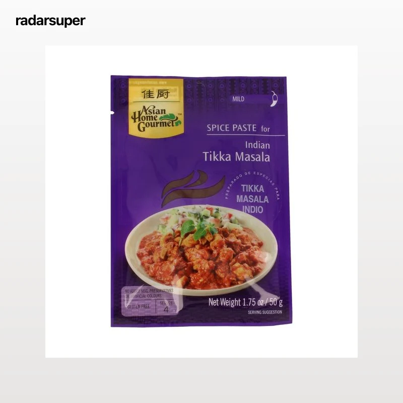 ASIAN HOME GOURMET Preparado especias Tikka Masala indio ASIAN HOME GOURMET 50 g.