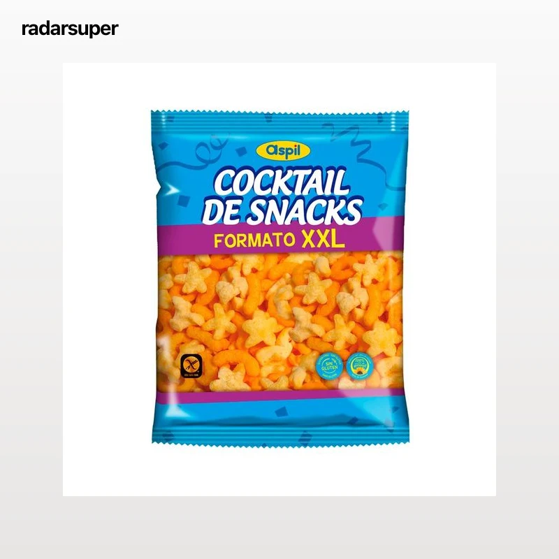 ASPIL Snack surtido de maíz bolsa de 250 g.