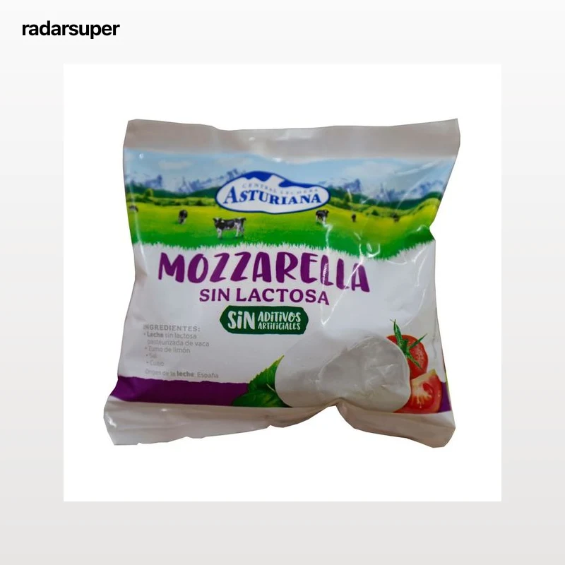 LA ASTURIANA Mozzarella sin lactosa 150g