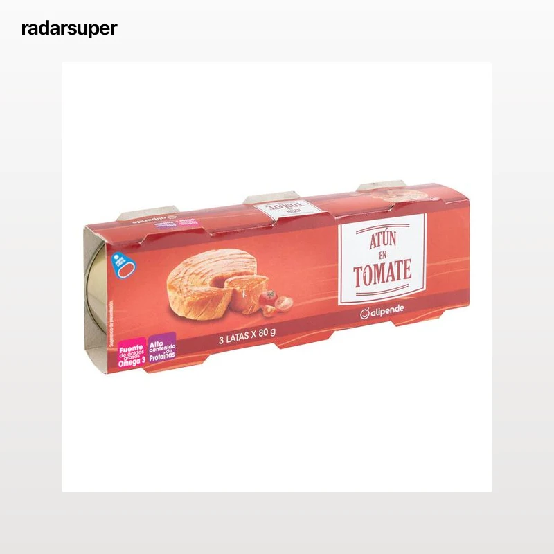 Atún Alipende 52G pack 3 en tomate