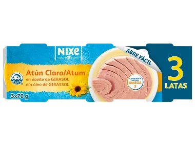 Atún claro en aceite de girasol