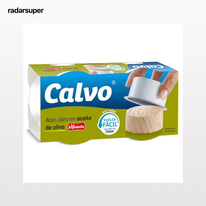 Atún claro en aceite de oliva Calvo 2 x 52 g