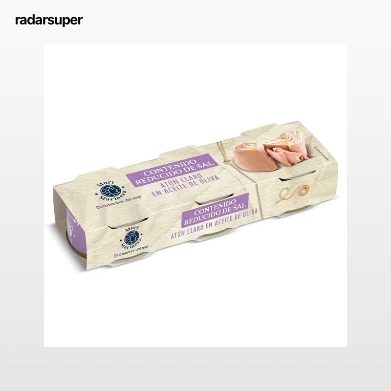 Atún claro en aceite de oliva bajo en sal Dia Mari Marinera 3 x 60 g