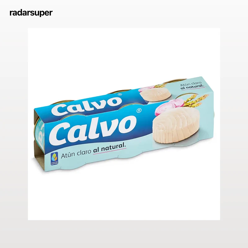 Atún claro al natural Calvo 3 x 56 g