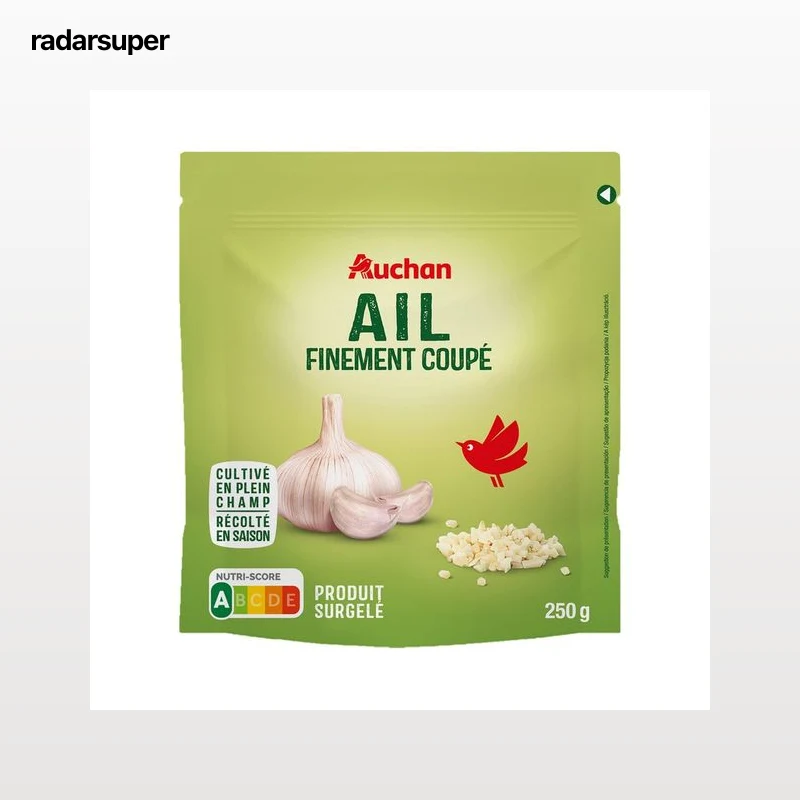 AUCHAN Ajo cortado ultracongelado 250 g Producto Alcampo.