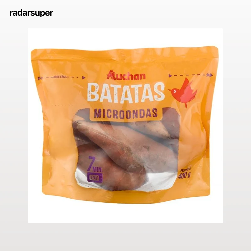 AUCHAN Batatas para microondas 400 g Producto Alcampo.