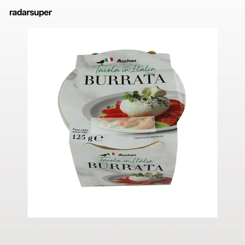 AUCHAN Burrata 125 g. Producto Alcampo