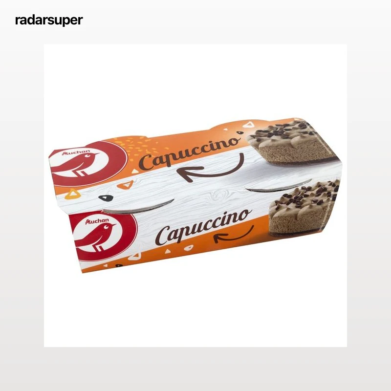 AUCHAN Capuccino estilo italiano 2 x 90 g. Producto Alcampo