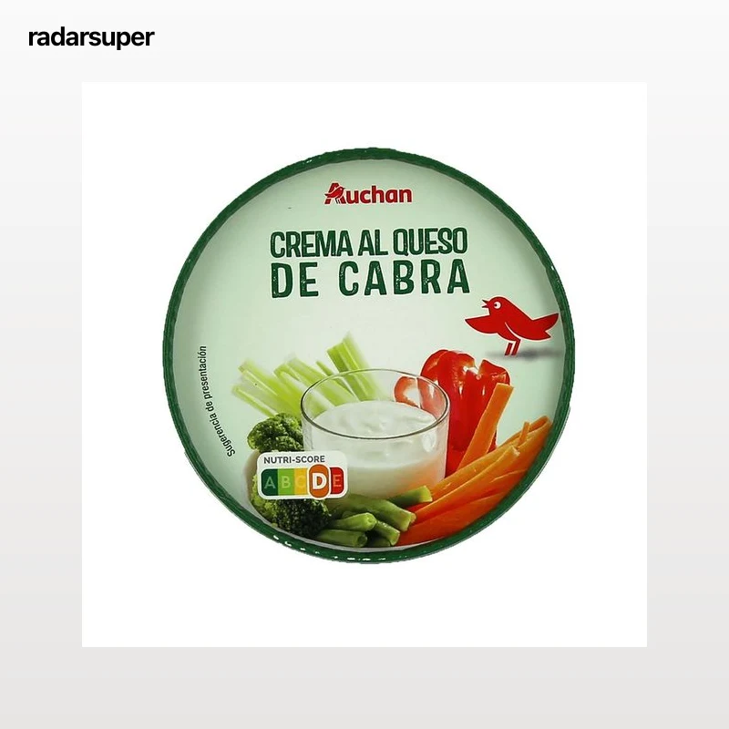 AUCHAN Crema de queso de cabra para untar 125 g. Producto Alcampo