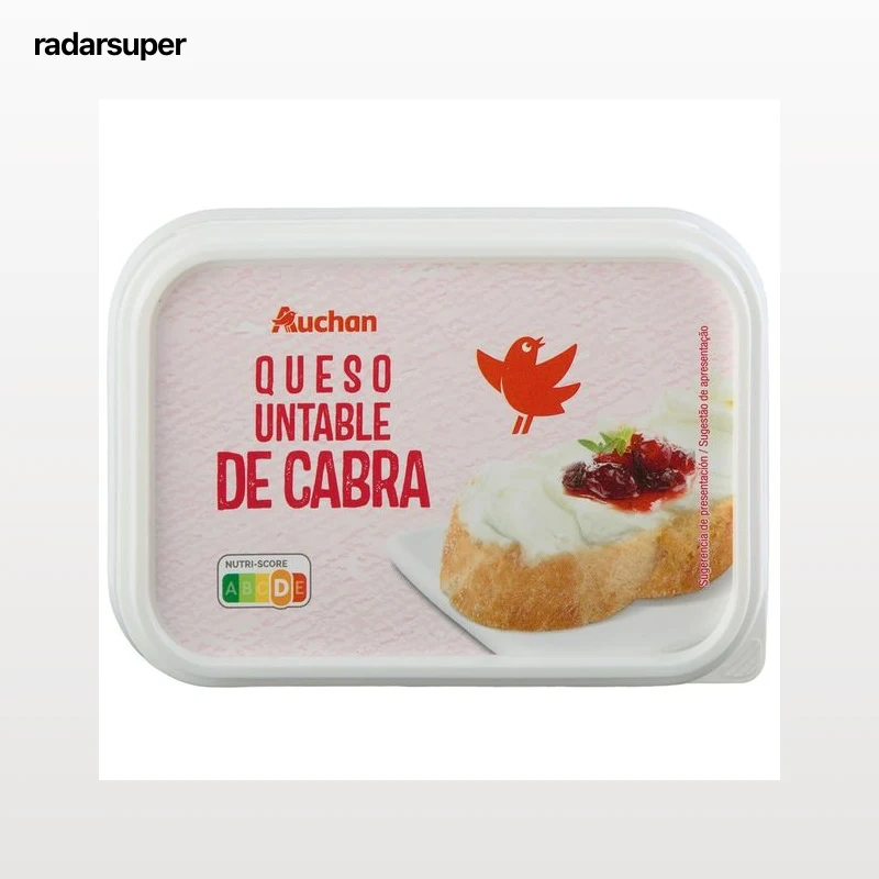 AUCHAN Crema de queso de cabra para untar 200 g. Producto Alcampo