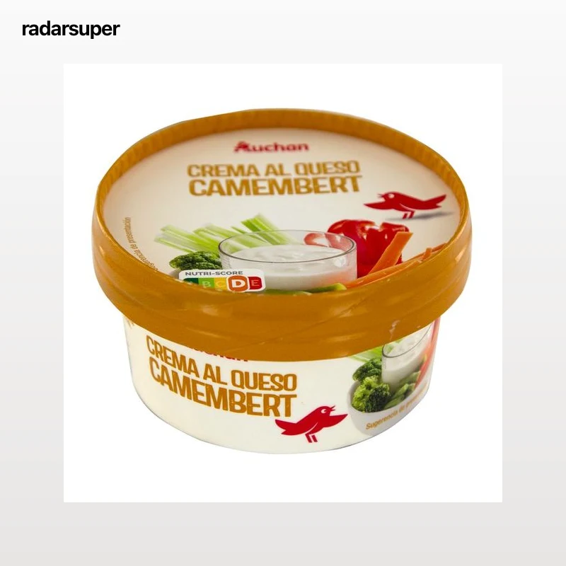 AUCHAN Crema al queso Camembert, ideal para untar 125 g. Producto Alcampo