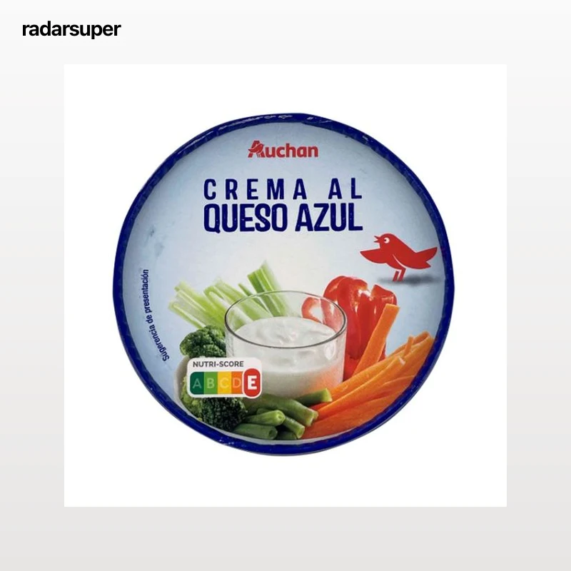 AUCHAN Crema de queso para untar azul 125 g. Producto Alcampo