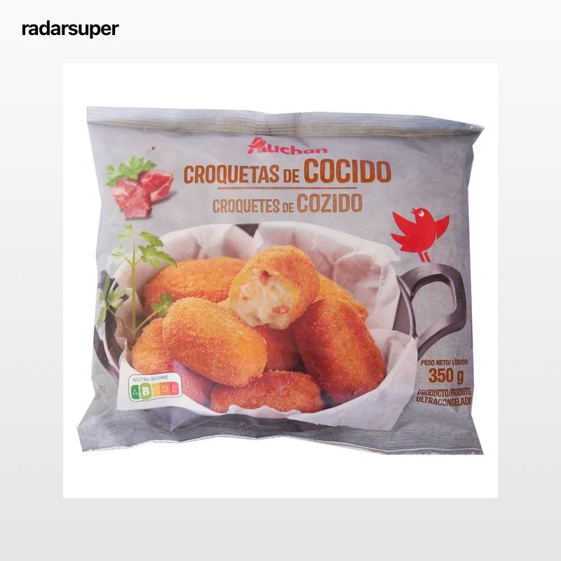 AUCHAN Croqueta de cocido 350 g Producto Alcampo.