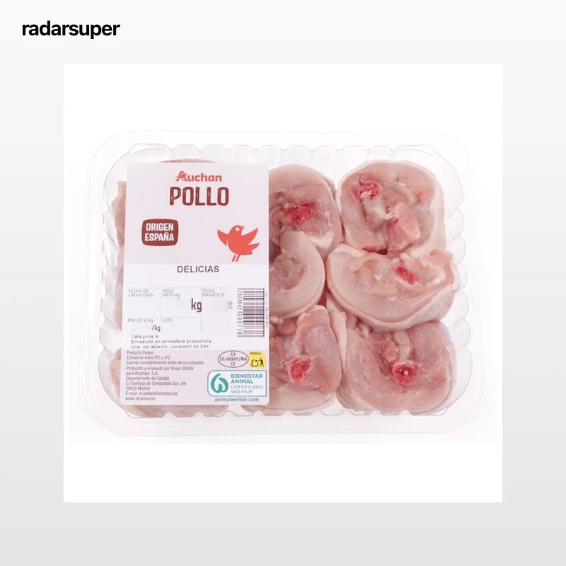 AUCHAN Delicias de pollo. Producto Alcampo