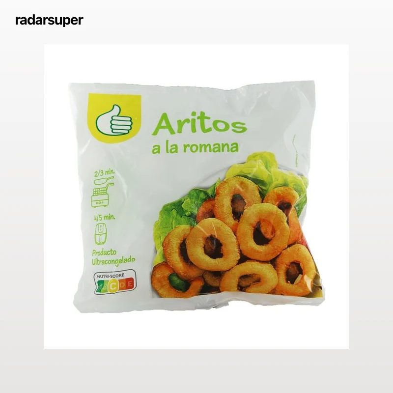 AUCHAN ECONÓMICO Aritos de potón a la romana ultracongelados 400 g Producto Económico Alcampo.