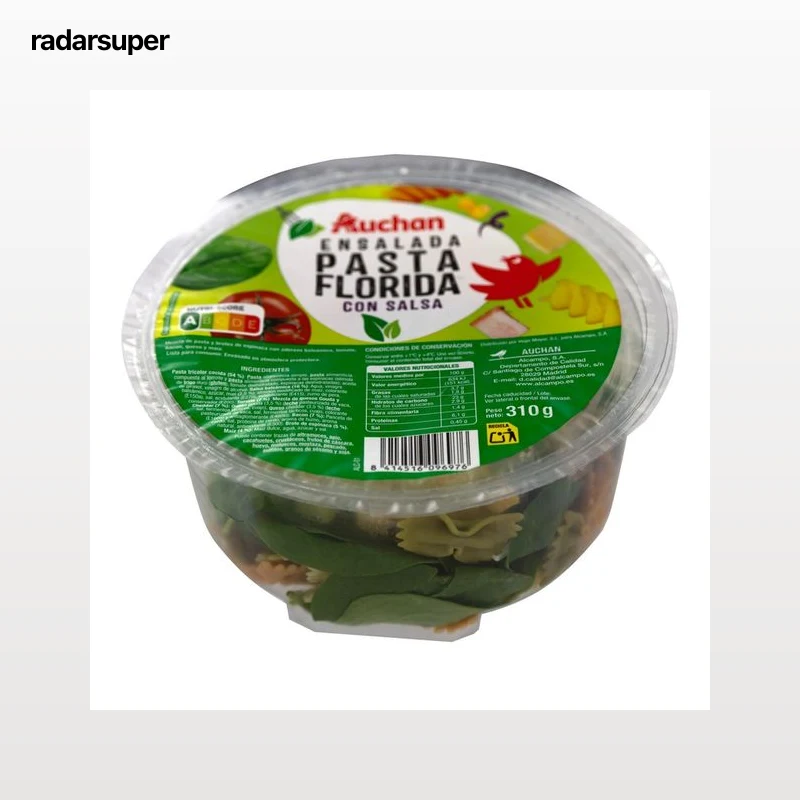 AUCHAN Ensalada de pasta Florida 305 g. Producto Alcampo
