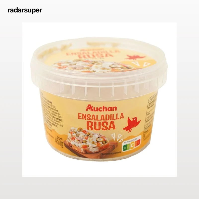AUCHAN Ensaladilla rusa con mahonesa, lista para tomar 450 g. Producto Alcampo