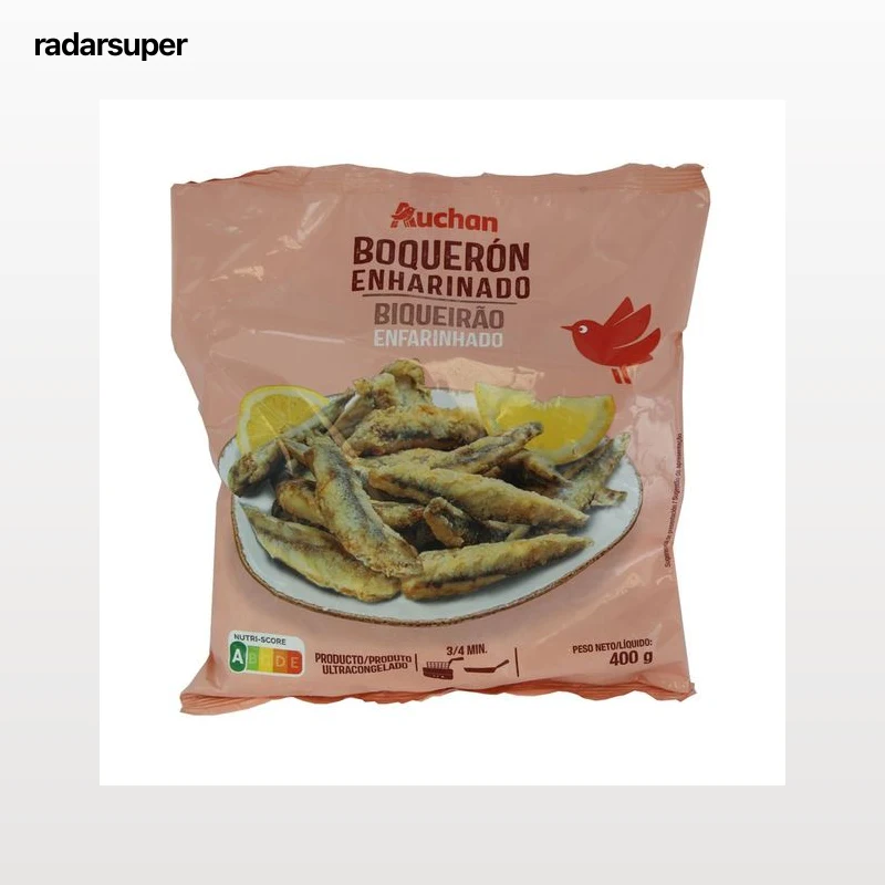 AUCHAN Filete boquerón enharinado 400g