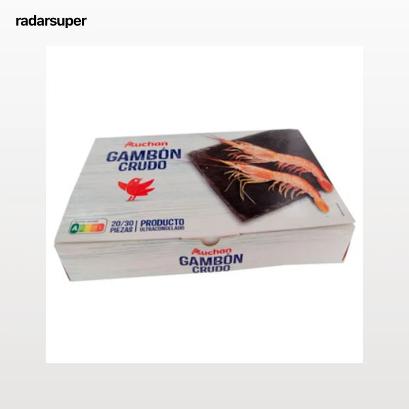 AUCHAN Gambón crudo 20/30 ultracongelado 1000 g Producto Alcampo.