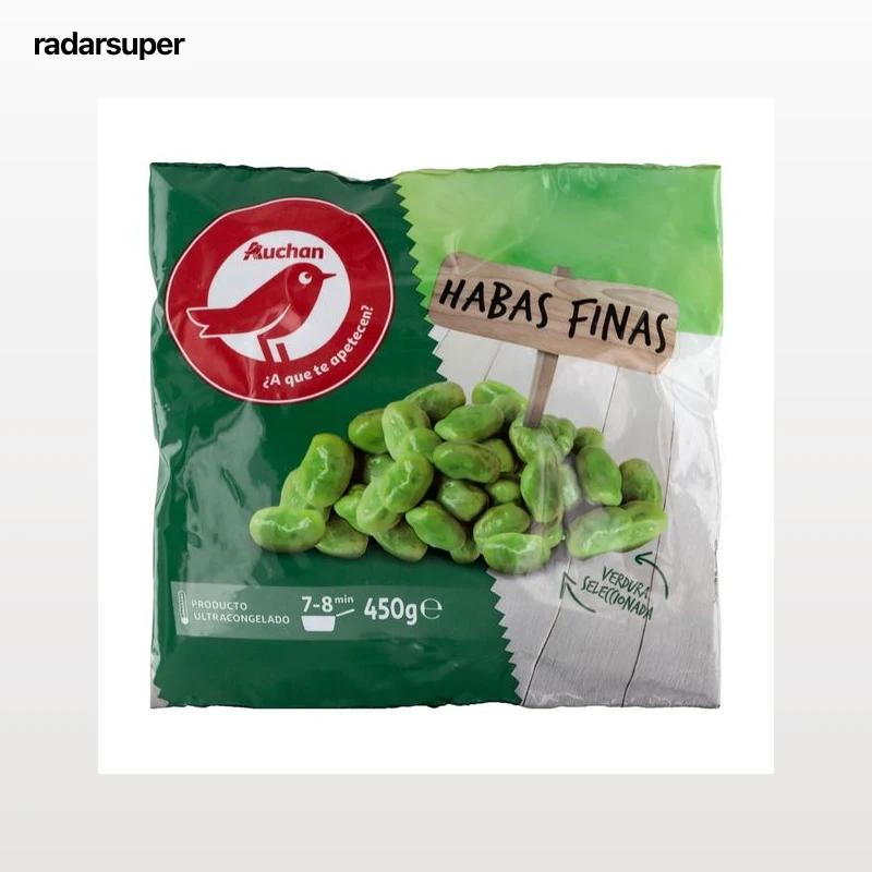 AUCHAN Habas finas 450 g. Producto Alcampo