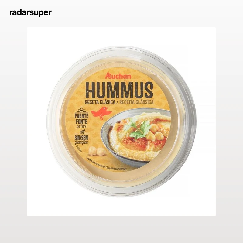 AUCHAN Hummus receta clásica 240 g Producto Alcampo.