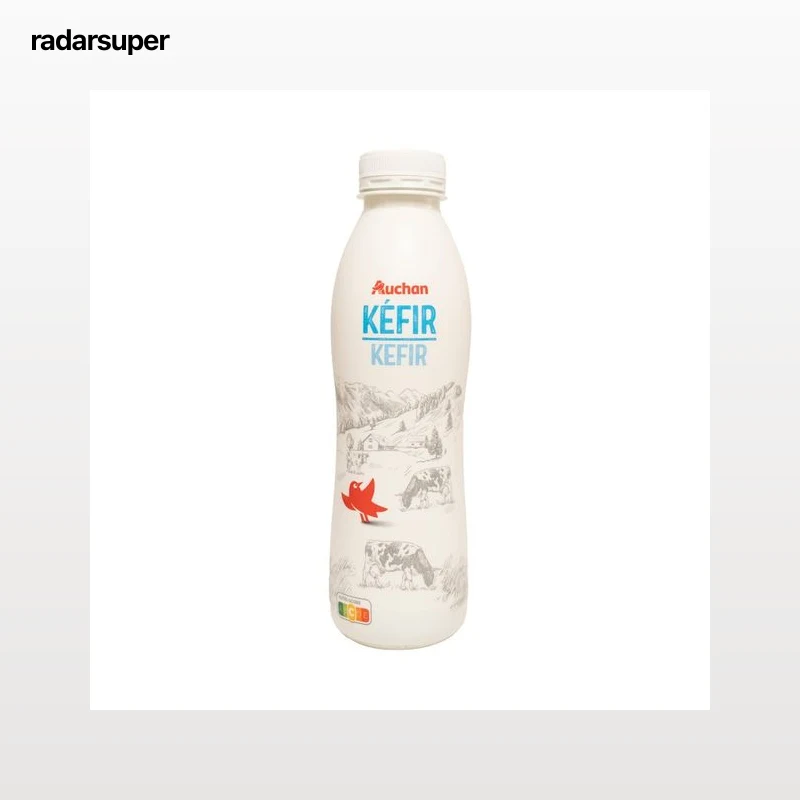 AUCHAN Kefir líquido natural 486 ml. Producto Alcampo