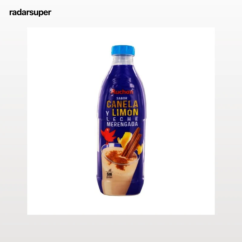 AUCHAN Leche merengada con canela y limón 1 l Producto Alcampo.