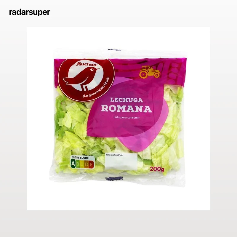 AUCHAN Lechuga Romana 200 g Producto Alcampo