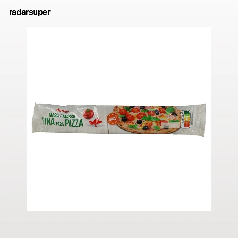 AUCHAN Masa para pizza fina de tamaño grande 230 g. Producto Alcampo