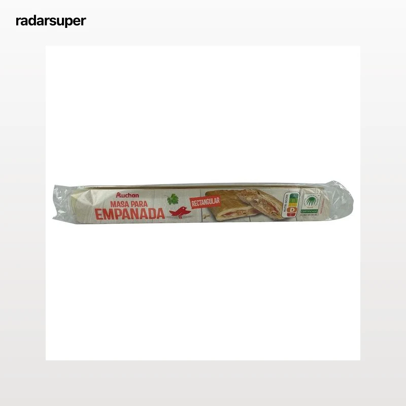 AUCHAN Masa rectagular para empanada 280 g. Producto Alcampo