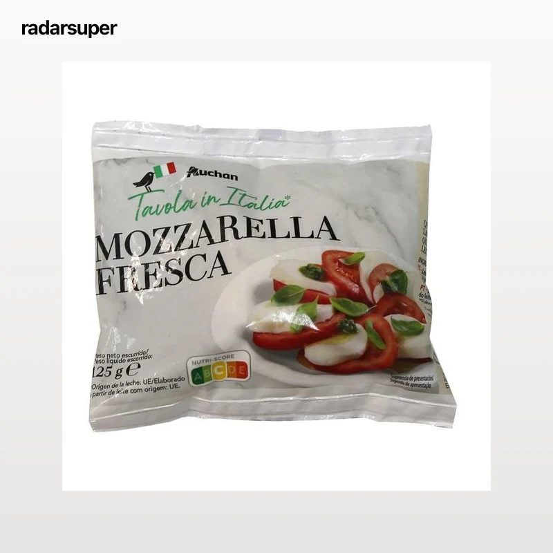AUCHAN Mozzarella fresca 125 g. Producto Alcampo