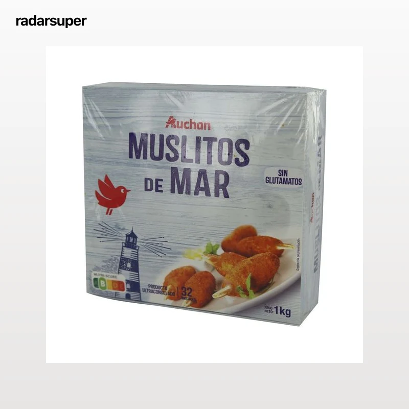 AUCHAN Muslitos de mar 1 kg. Producto Alcampo