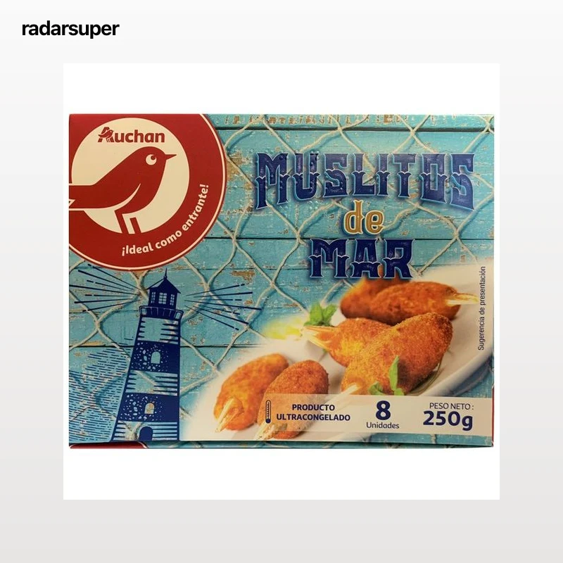 AUCHAN Muslitos de mar ultracongelados 250 g. Producto Alcampo